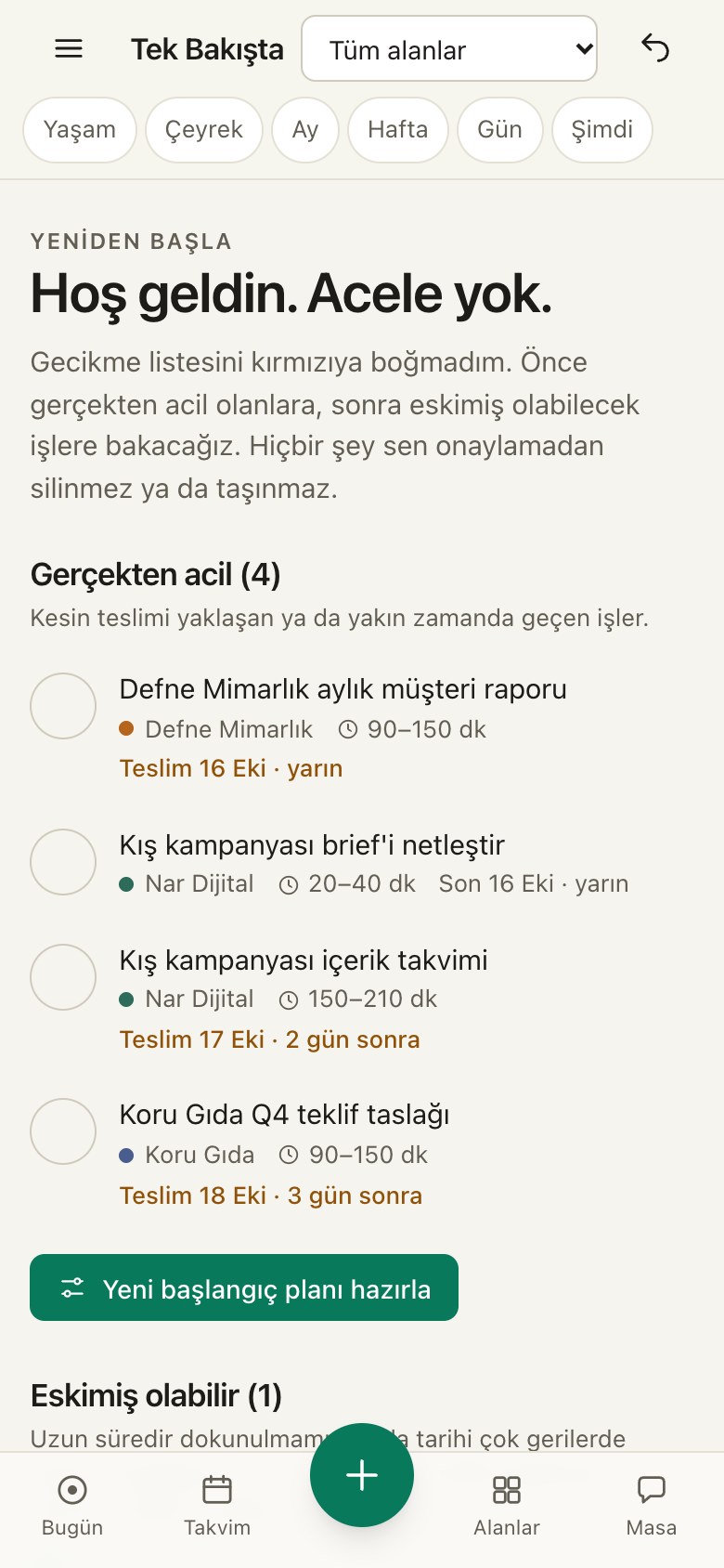Yeniden başla